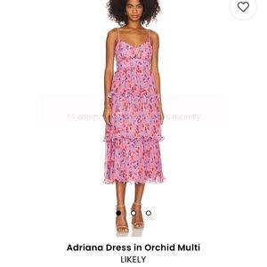 LIKELY Adriana dress in Orchid Multi NWOT 🤍